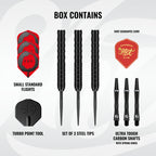Zen Straight Steel Tip Dart Set-90% Tungsten Barrels