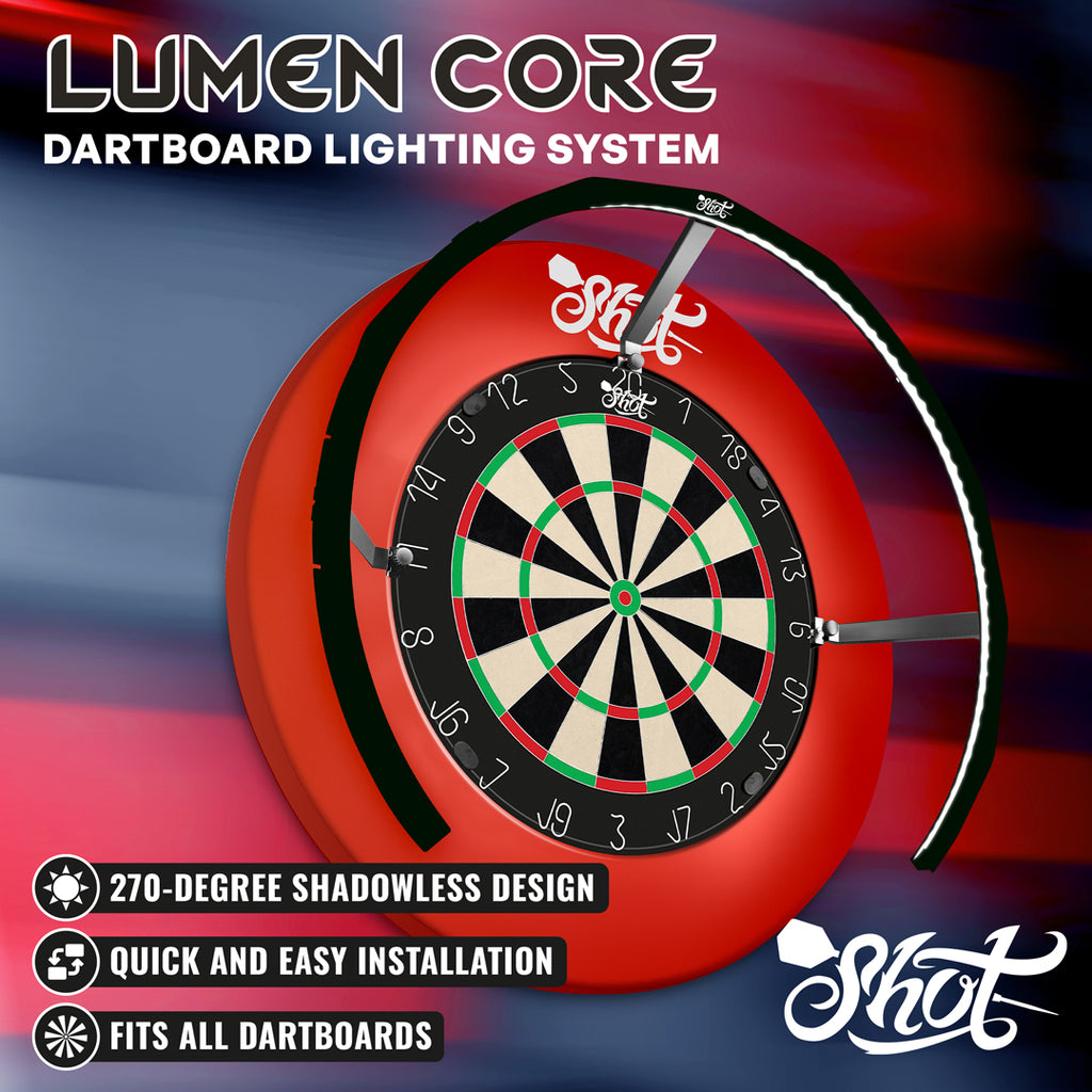Shot LumenCore Dartboard Lighting