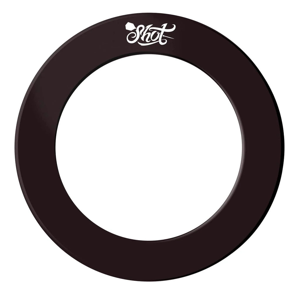 Shot 1pce Dartboard Surround Red & Black