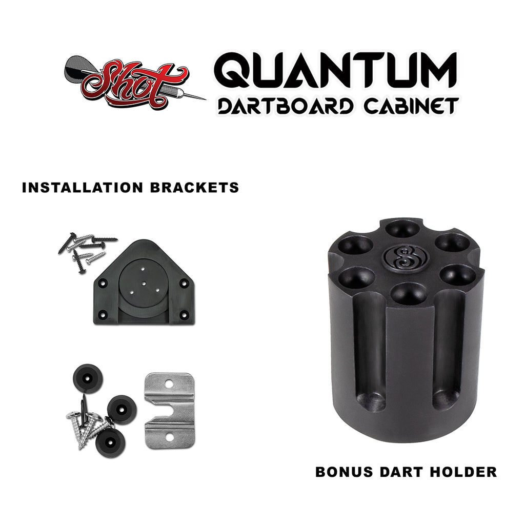 Shot Quantum Wooden Cabinet Black