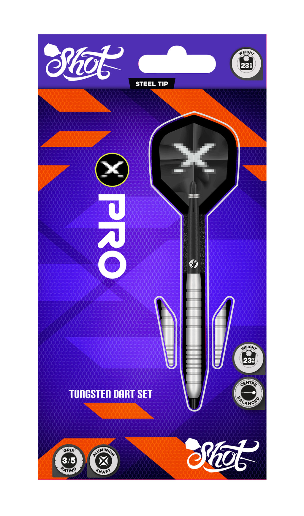 X-Pro Tungsten Steel Tip Dart Set
