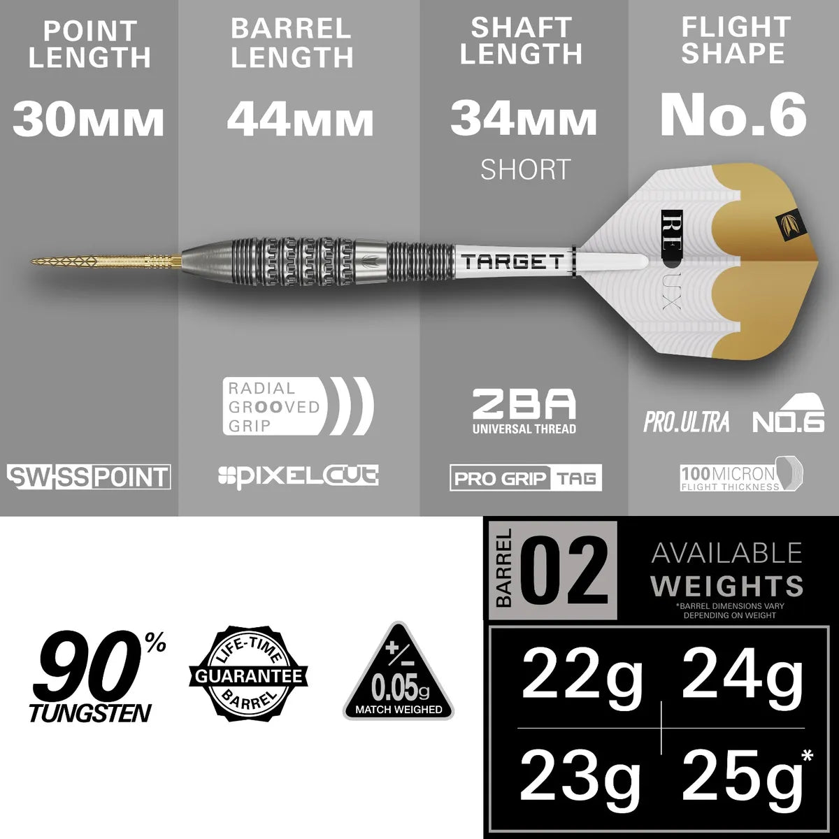 Redux 90% Steel Tip Dart 02